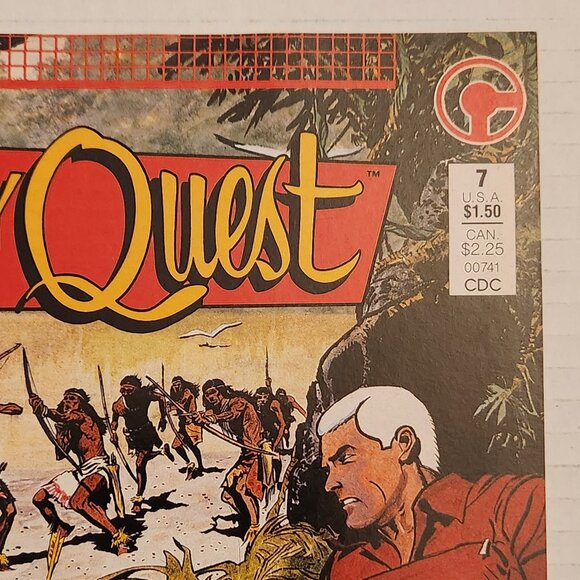 Jonny Quest #7 (1986) Comico Comics, Dan Spiegle, NM - Picture 4 of 14